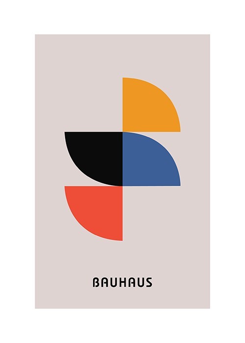 Αφίσα Poster Illustration Bauhaus