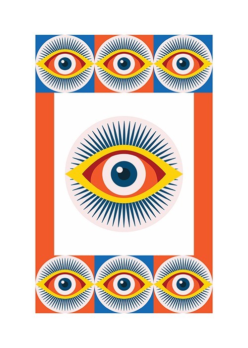 Αφίσα Poster Bauhaus abstract eye