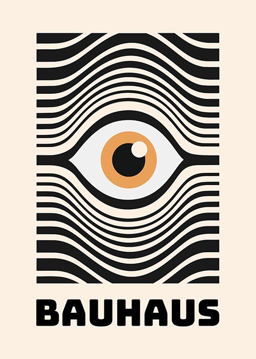 Αφίσα Poster Abstract Bauhaus Eye