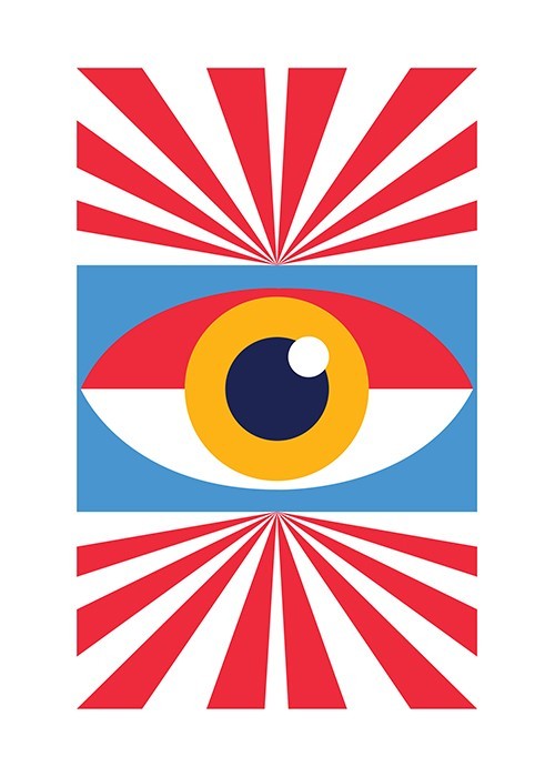 Αφίσα Poster Bauhaus fancy eye