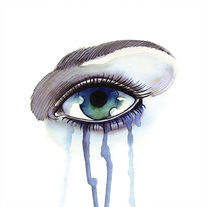 Αφίσα Poster Crying woman's eye