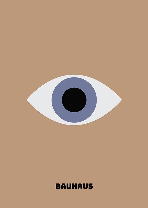 Αφίσα Poster Bahaus blue eye
