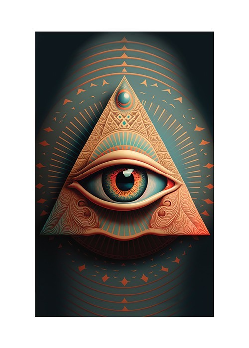 Αφίσα Poster Pyramid eye