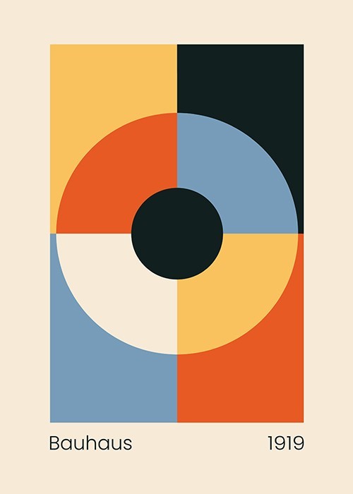 Αφίσα Poster Colorful geometric eye
