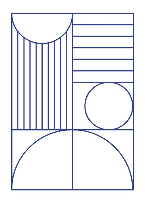 Αφίσα Poster Κύκλοι του Φιμπονάτσι