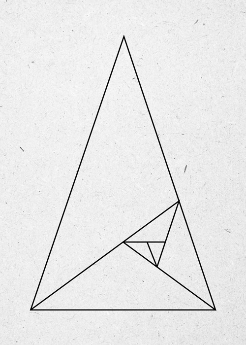 Αφίσα Poster Fibonacci triangle