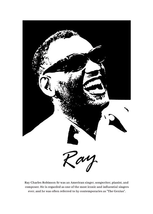 Αφίσα Poster Ray Charles Robinson 