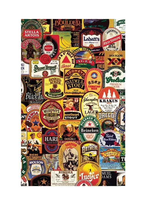 Αφίσα Poster Ποικιλία με μπύρες 