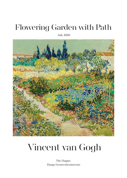 Αφίσα Poster Flowering Garden with Path