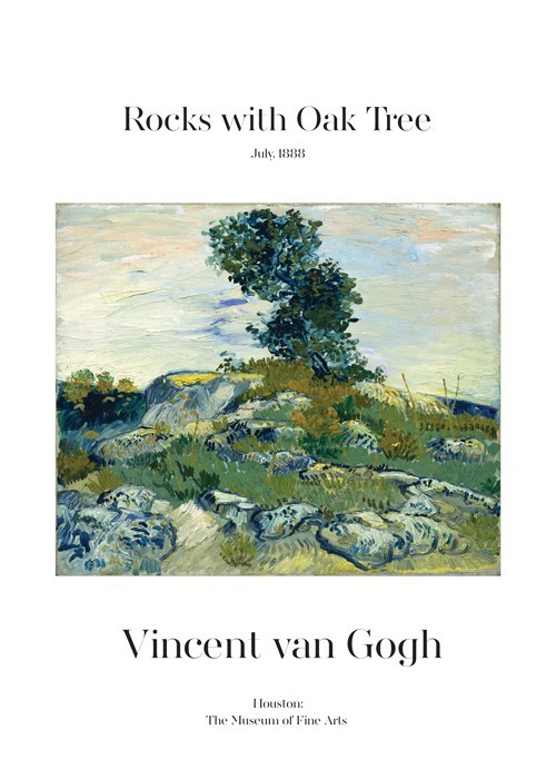 Αφίσα Poster Rocks with Oak Tree