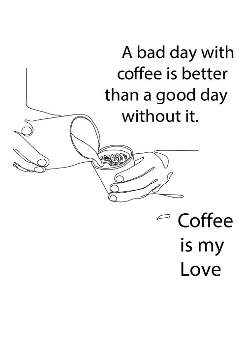  Αφίσα Poster Coffee is my love