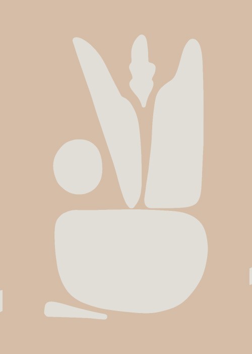  Αφίσα Poster Αφηρημένα γκρι σχήματα 