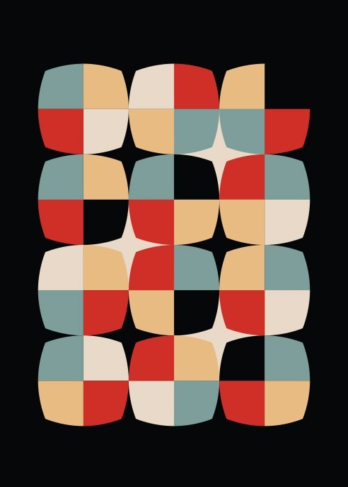  Αφίσα Poster Πολύχρωμο μοτίβο