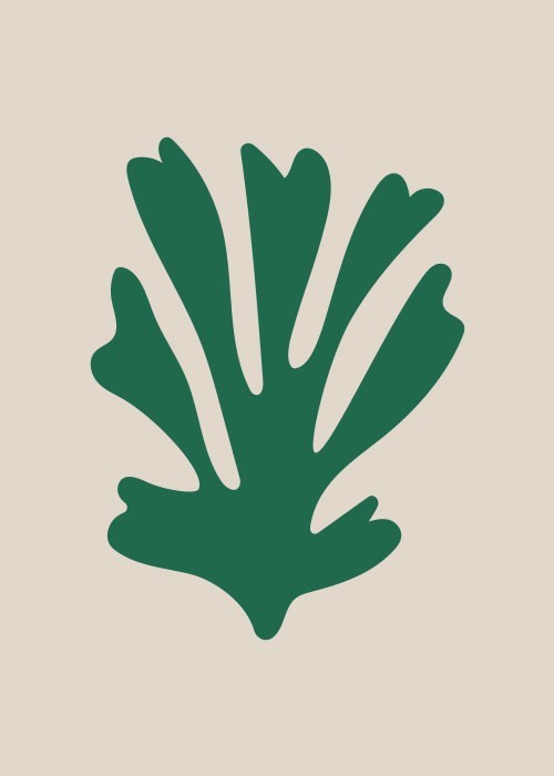  Αφίσα Poster Πράσινο abstract φυτό