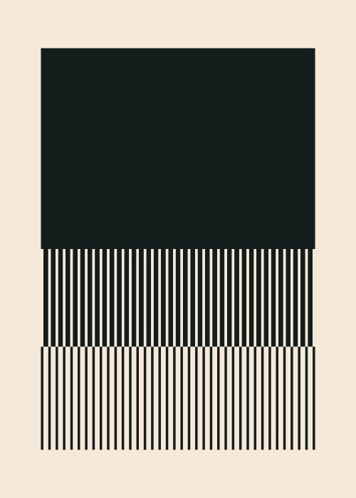  Αφίσα Poster Κάθετες μαύρες γραμμές