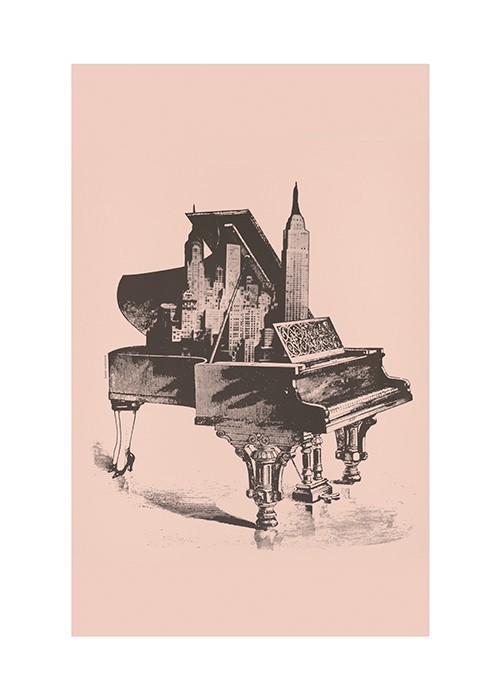 Αφίσα Poster Piano Artistique
