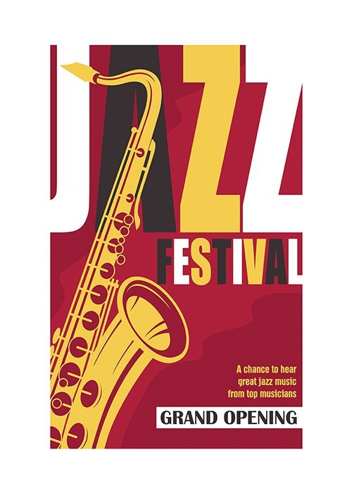 Αφίσα Poster Retro Jazz Fest