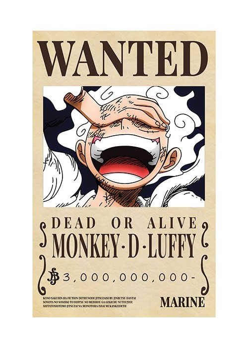 Αφίσα Poster Monkey D. Luffy Gear 5
