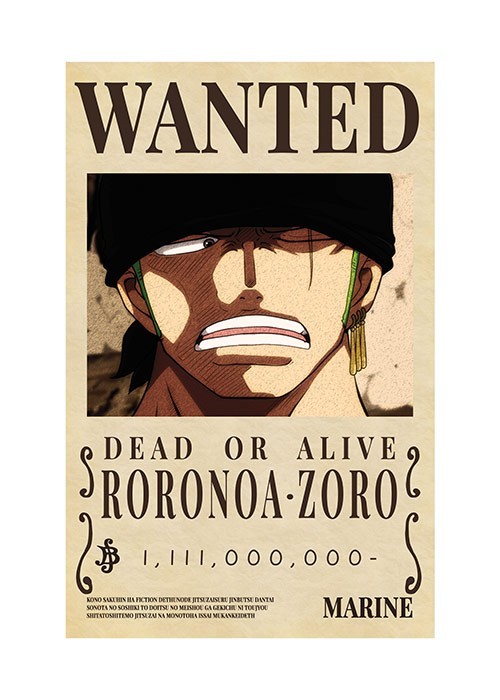 Αφίσα Poster Roronoa Zoro