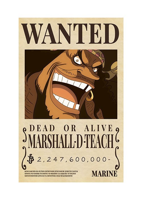 Αφίσα Poster Marshall D. Teach