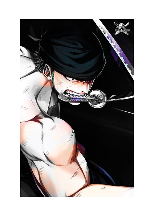 Αφίσα Poster Roronoa Zoro Holding Sword