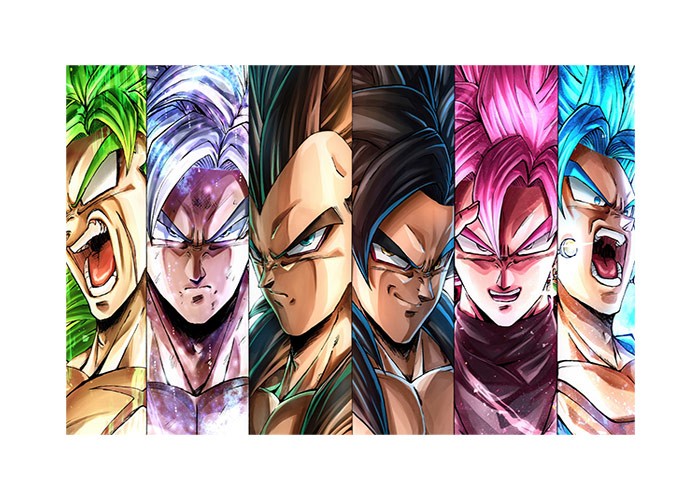 Αφίσες Poster Goku Transformations Αφίσες Poster Goku Transformations