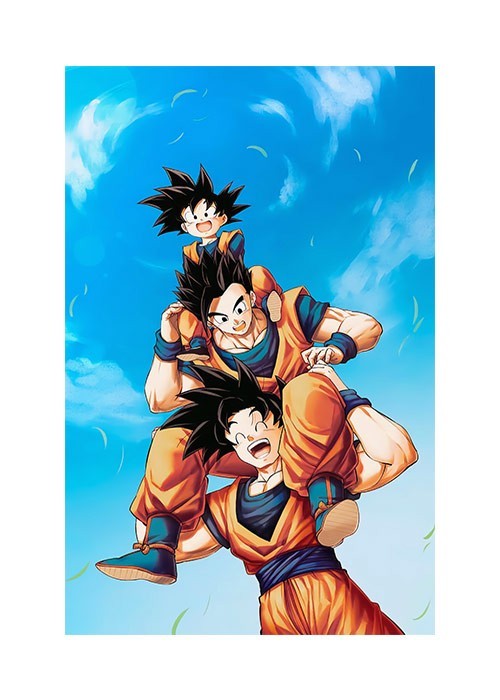 Αφίσες Poster Goten - Goku - Gohan