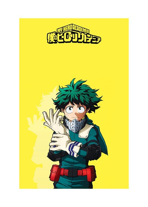 Αφίσες Poster Izuku Midoriya Green Boy