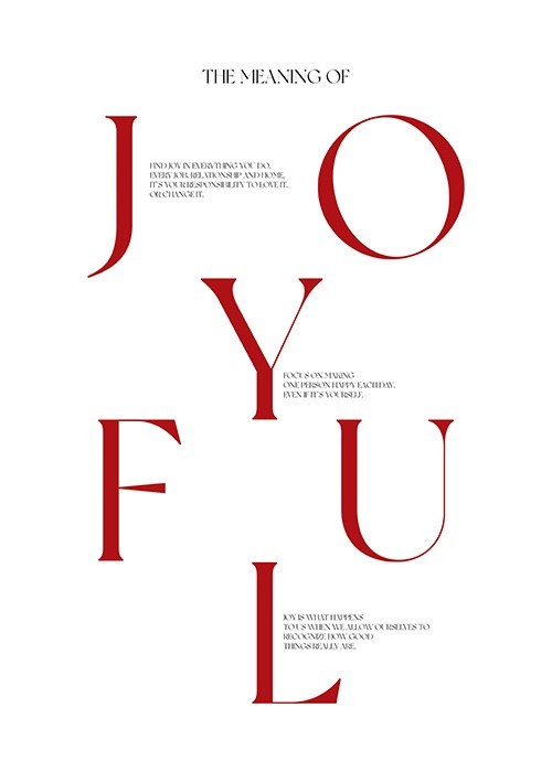 Αφίσα Poster Joyful Christmas
