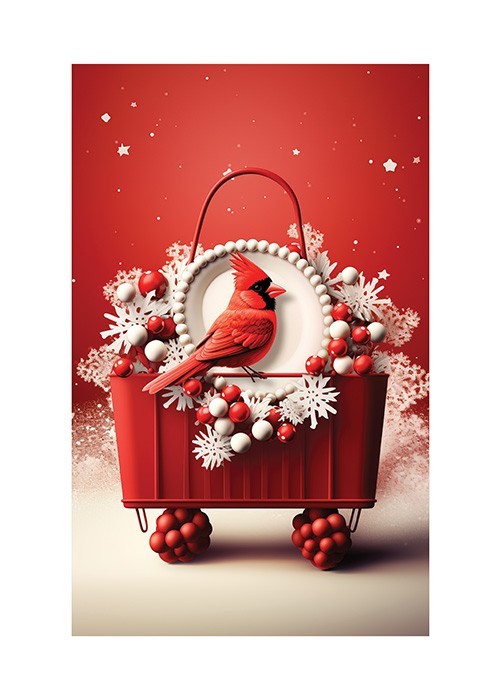 Αφίσα Poster Cardinal Bird