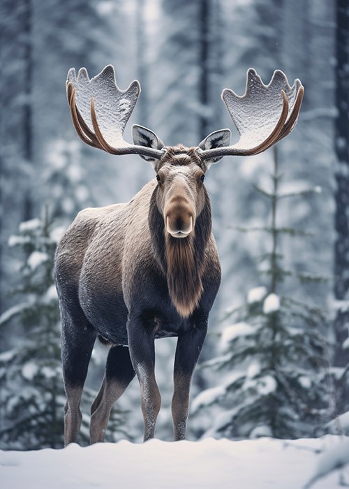 Αφίσα Poster Alaska Reindeer
