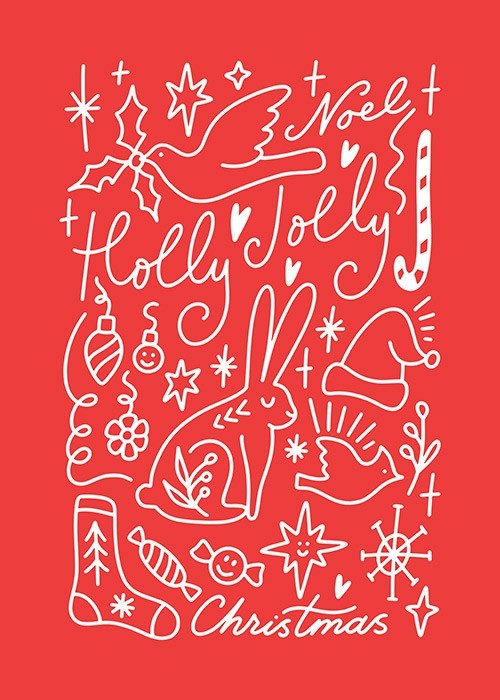 Αφίσα Poster Line Christmas