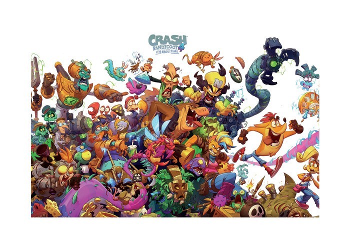 Αφίσα Poster Crash Bandicoot Its about Time Αφίσα Poster Crash Bandicoot Its about Time