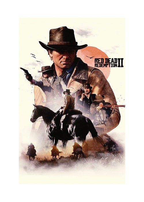 Αφίσα Poster Red Dead Redemption II