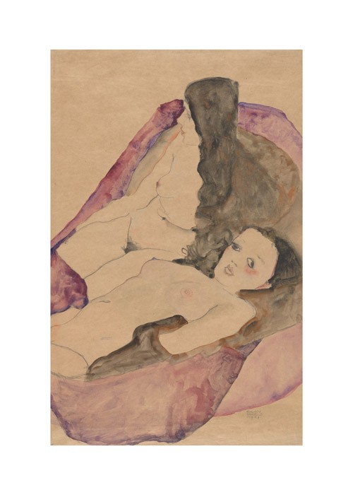 Αφίσα Poster Two Reclining Nudes