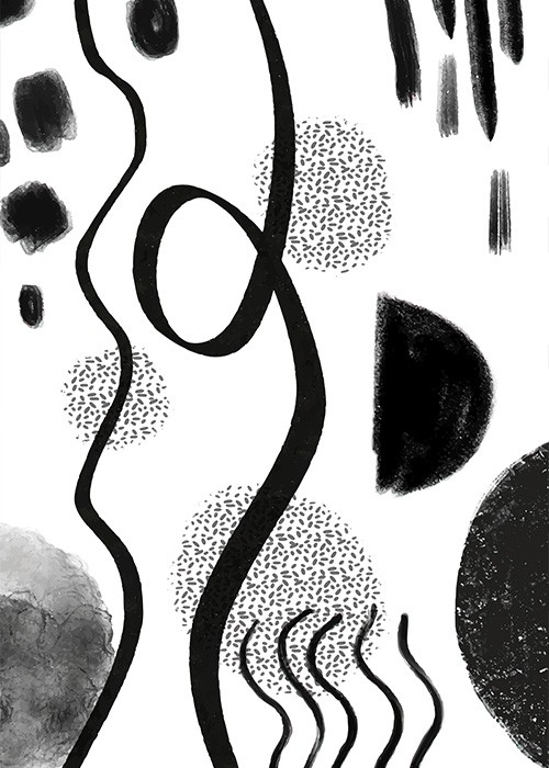 Πίνακας Etalbond Black n White - Abstract Lines Πίνακας Etalbond Black n White - Abstract Lines