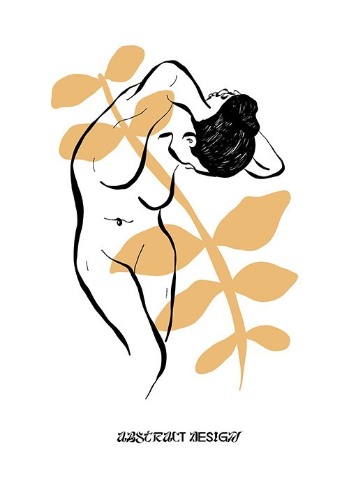 Πίνακας Etalbond Μοντέρνος – Modern Naked Woman Πίνακας Etalbond Μοντέρνος – Modern Naked Woman