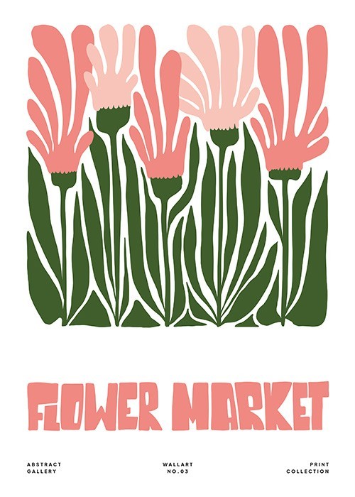 Πίνακας Etalbond Μοντέρνος – Flower Market