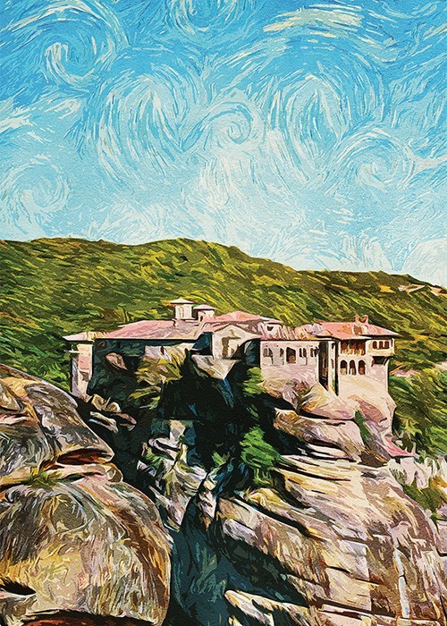 Πίνακας όντρα Πλακέ Ζωγραφική - Chapel Πίνακας όντρα Πλακέ Ζωγραφική - Chapel