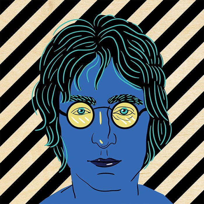 Πίνακας Κόντρα Πλακέ Ζωγραφική - John Lennon Πίνακας Κόντρα Πλακέ Ζωγραφική - John Lennon