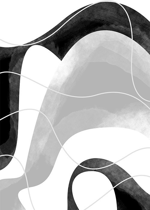 Πίνακας Κόντρα Πλακέ Black n White - Modern Art Πίνακας Κόντρα Πλακέ Black n White - Modern Art