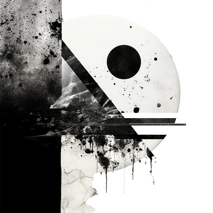 Πίνακας Κόντρα Πλακέ Black n White - Abstract Black n White Patches Πίνακας Κόντρα Πλακέ Black n White - Abstract Black n White Patches