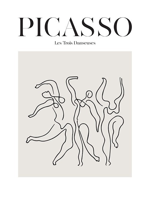 Πίνακας σε Plexiglass Ζωγράφοι - Les Trois Danseuses Πίνακας σε Plexiglass Ζωγράφοι - Les Trois Danseuses