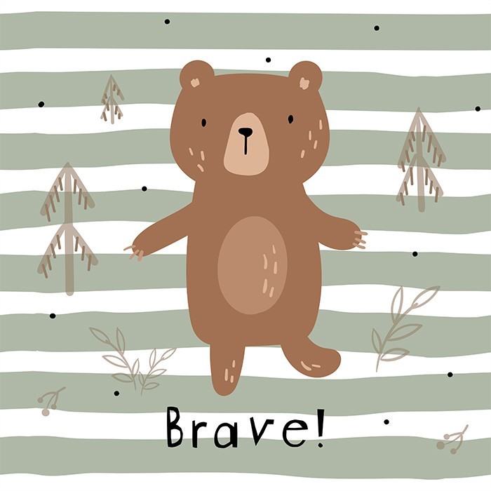 Πίνακας σε Plexiglass Παιδικά - Brave Πίνακας σε Plexiglass Παιδικά - Brave