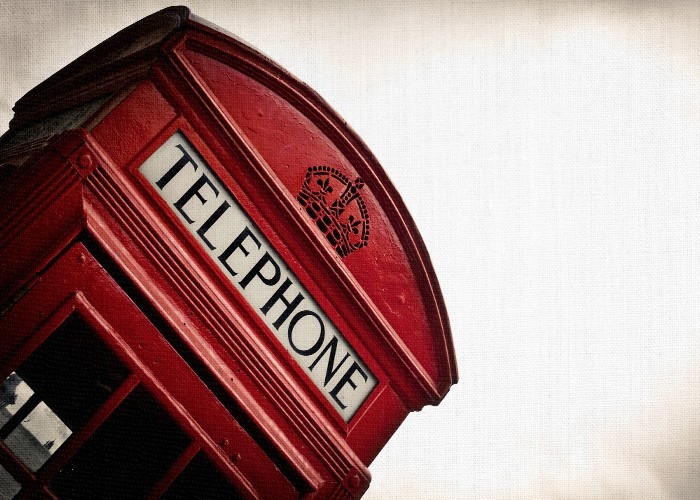Vintage Πίνακες – Βρετανικό τηλεφωνικό κουτί
