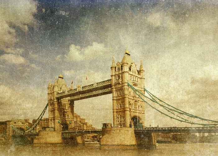 Vintage Πίνακες – Γέφυρα του πύργου