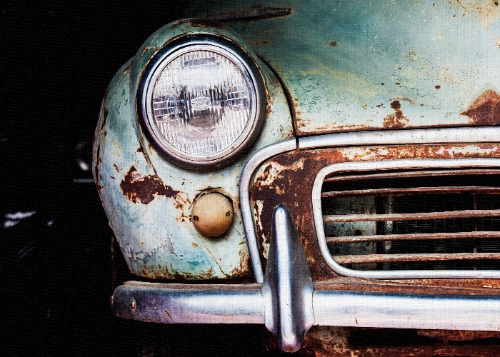 Vintage Πίνακες – Προβολέας vintage αυτοκινήτου
