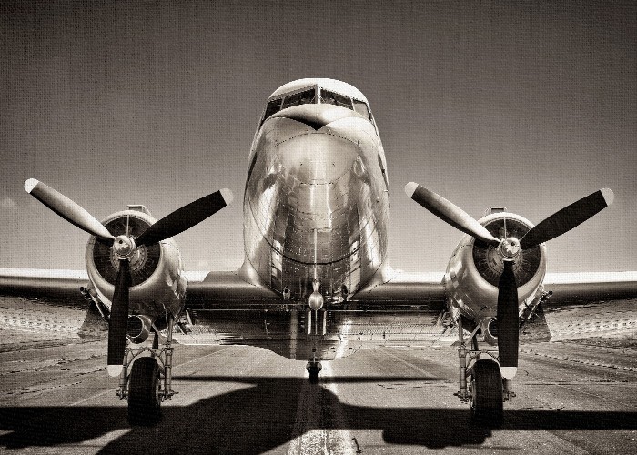 Vintage Πίνακες – Vintage αεροπλάνο 