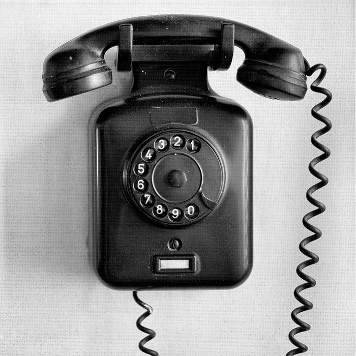 Vintage Πίνακες – Μαύρο vintage τηλέφωνο