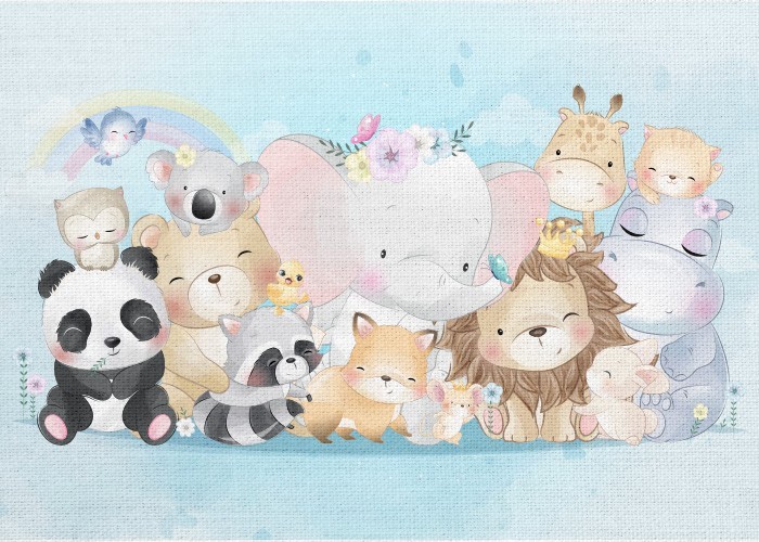 Παιδικά Πίνακας και Χαριτωμένα ζώα